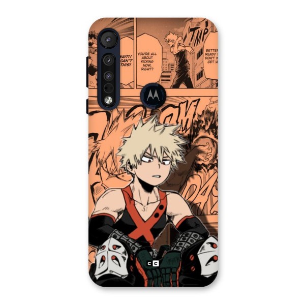 Bakugo Anime Manga Back Case for Motorola One Macro