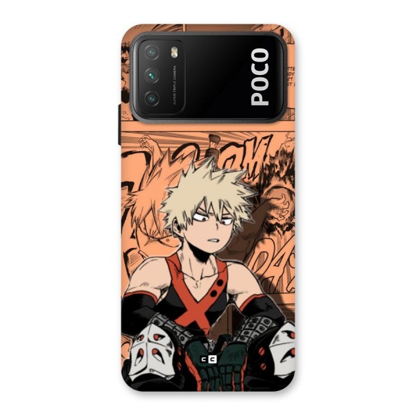 Bakugo Anime Manga Back Case for Poco M3