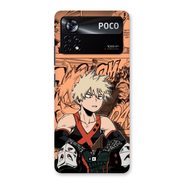 Bakugo Anime Manga Back Case for Poco X4 Pro 5G