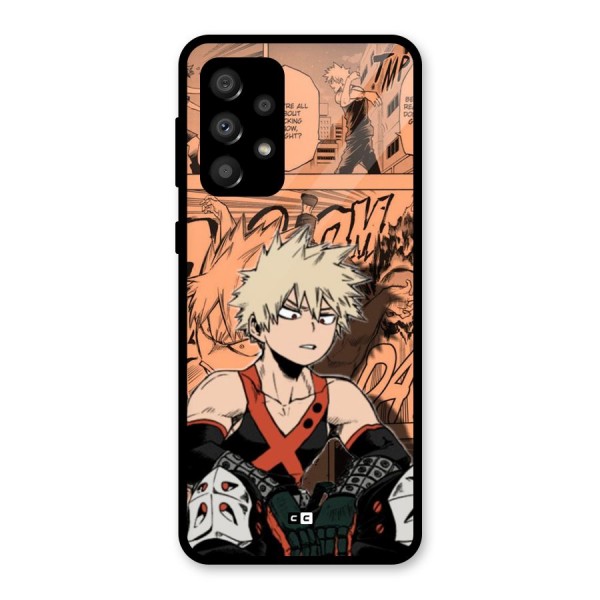 Bakugo Anime Manga Glass Back Case for Galaxy A32