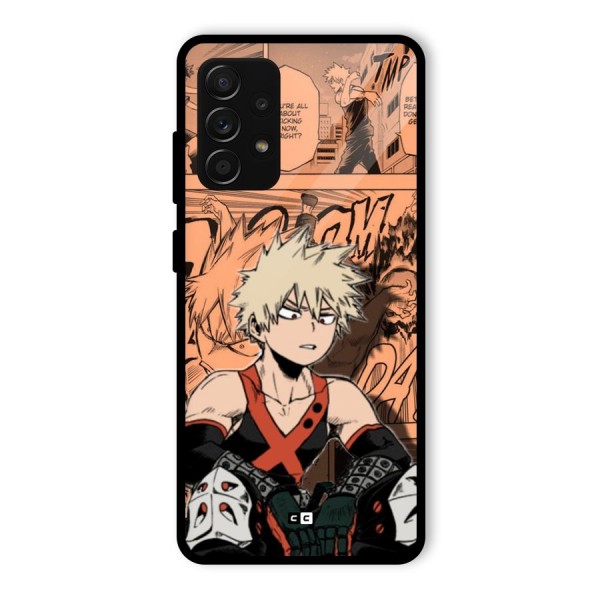 Bakugo Anime Manga Glass Back Case for Galaxy A53 5G