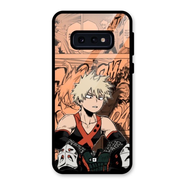 Bakugo Anime Manga Glass Back Case for Galaxy S10e