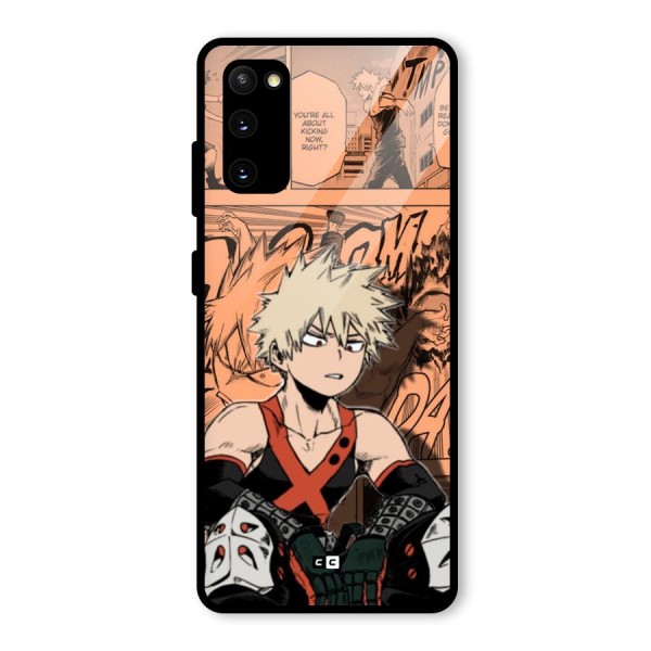Bakugo Anime Manga Glass Back Case for Galaxy S20 FE 5G