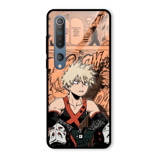 Bakugo Anime Manga Glass Back Case for Mi 10