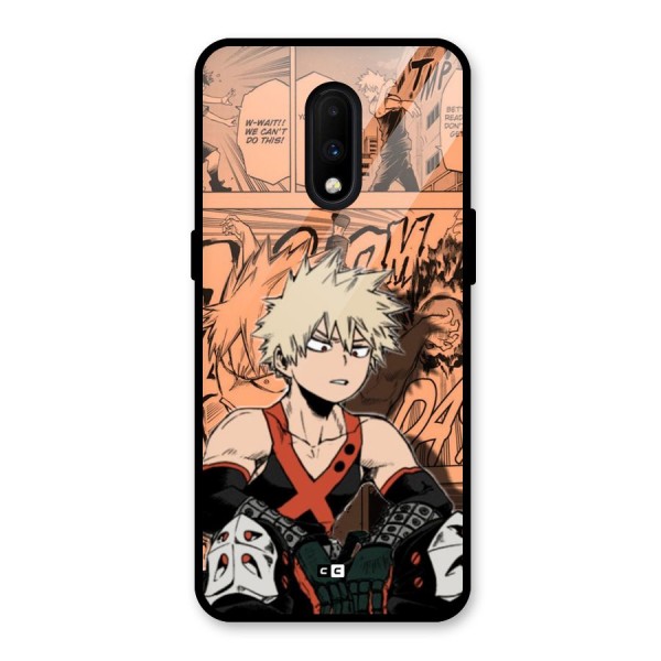Bakugo Anime Manga Glass Back Case for OnePlus 7
