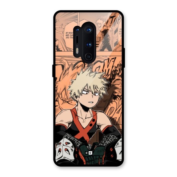 Bakugo Anime Manga Glass Back Case for OnePlus 8 Pro