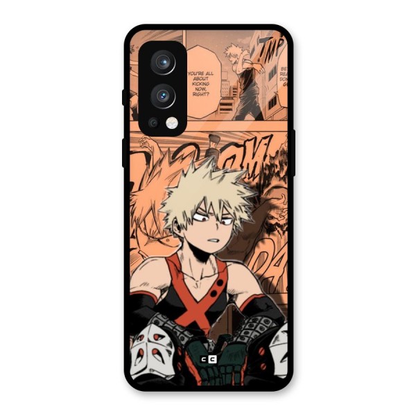 Bakugo Anime Manga Glass Back Case for OnePlus Nord 2 5G