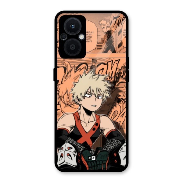 Bakugo Anime Manga Glass Back Case for Oppo F21s Pro 5G