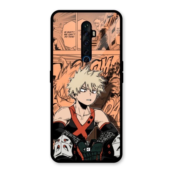 Bakugo Anime Manga Glass Back Case for Oppo Reno2 F