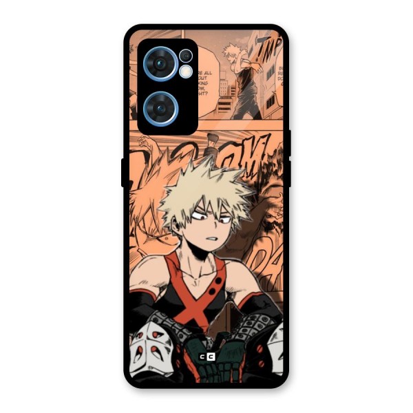 Bakugo Anime Manga Glass Back Case for Oppo Reno7 5G