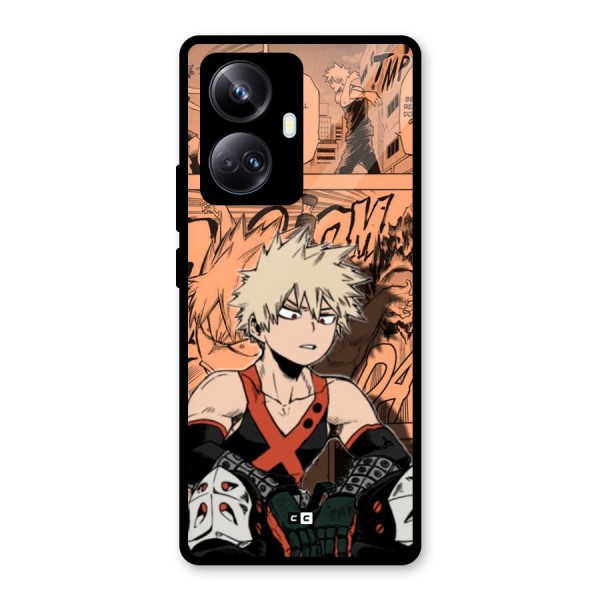 Bakugo Anime Manga Glass Back Case for Realme 10 Pro Plus
