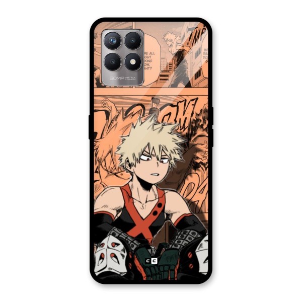 Bakugo Anime Manga Glass Back Case for Realme 8i