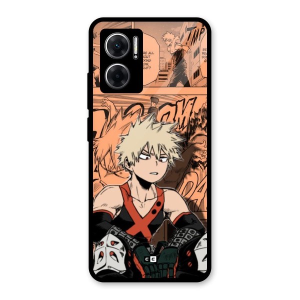 Bakugo Anime Manga Glass Back Case for Redmi 11 Prime 5G