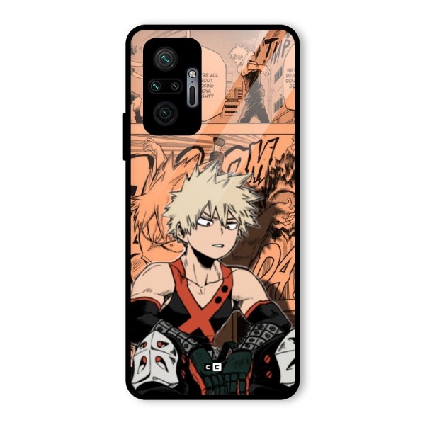 Bakugo Anime Manga Glass Back Case for Redmi Note 10 Pro Max