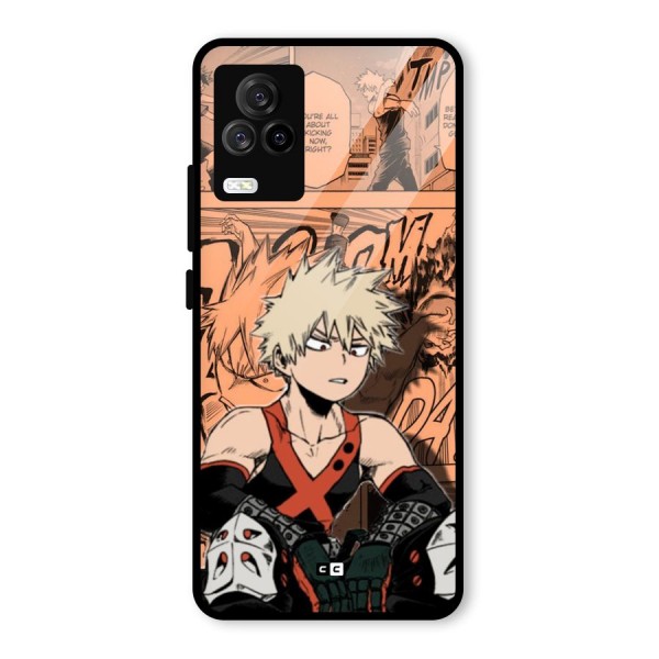 Bakugo Anime Manga Glass Back Case for Vivo iQOO 7 Legend 5G