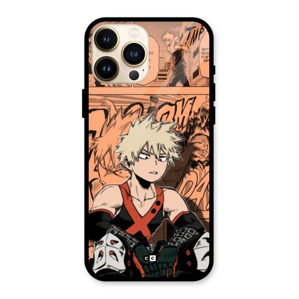 Bakugo Anime Manga Glass Back Case for iPhone 13 Pro Max