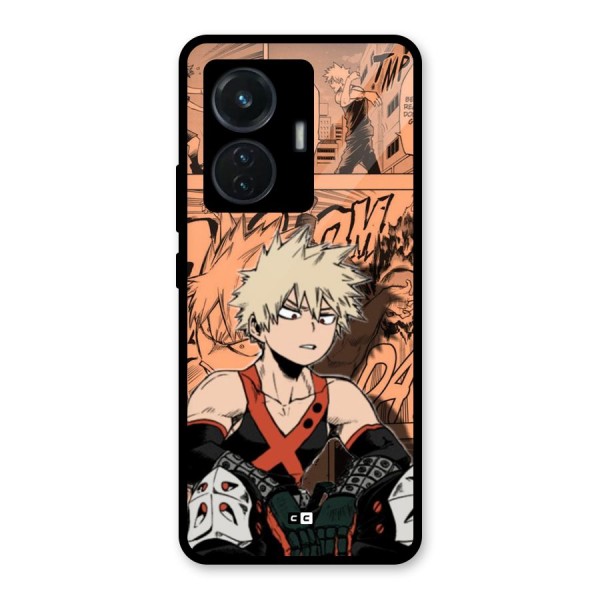 Bakugo Anime Manga Glass Back Case for iQOO Z6 44W