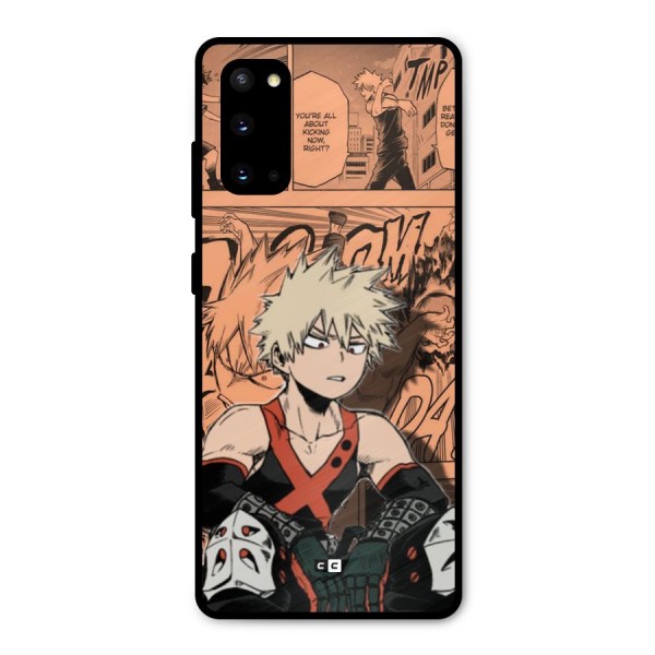 Bakugo Anime Manga Metal Back Case for Galaxy S20