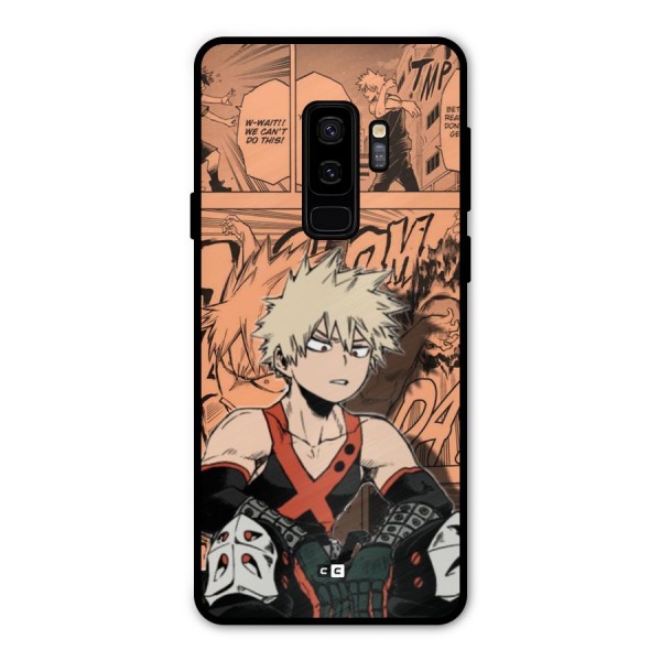 Bakugo Anime Manga Metal Back Case for Galaxy S9 Plus