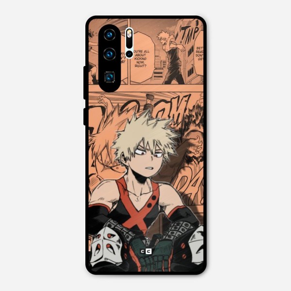 Bakugo Anime Manga Metal Back Case for Huawei P30 Pro