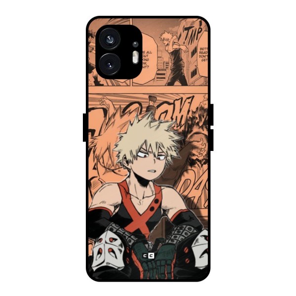 Bakugo Anime Manga Metal Back Case for Nothing Phone 2