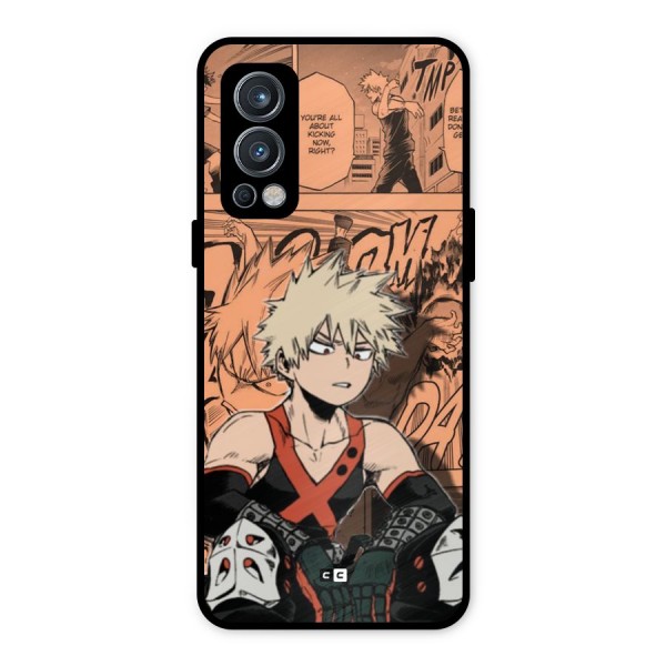 Bakugo Anime Manga Metal Back Case for OnePlus Nord 2 5G