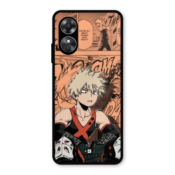 Bakugo Anime Manga Metal Back Case for Oppo A17