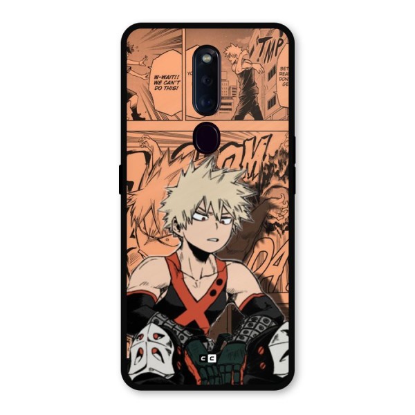 Bakugo Anime Manga Metal Back Case for Oppo F11 Pro