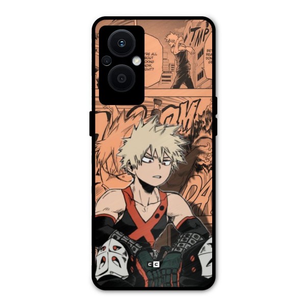Bakugo Anime Manga Metal Back Case for Oppo F21s Pro 5G
