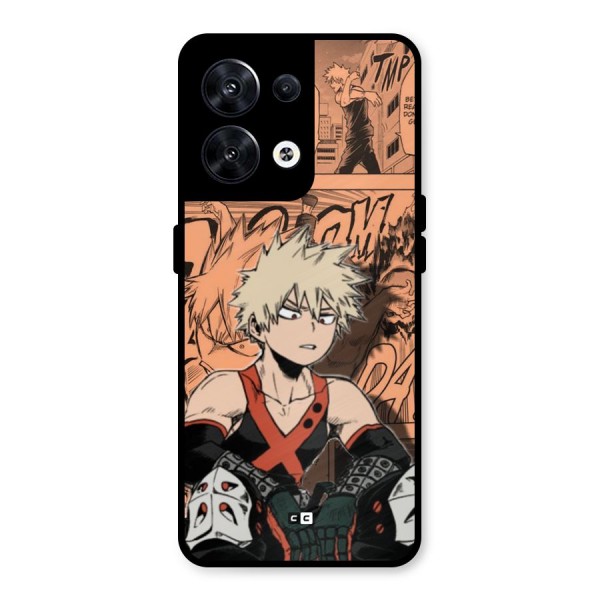 Bakugo Anime Manga Metal Back Case for Oppo Reno8 5G