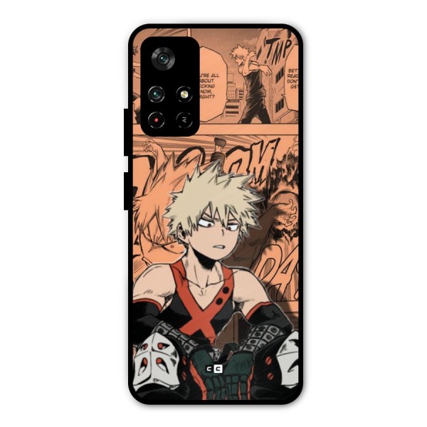 Bakugo Anime Manga Metal Back Case for Poco M4 Pro 5G