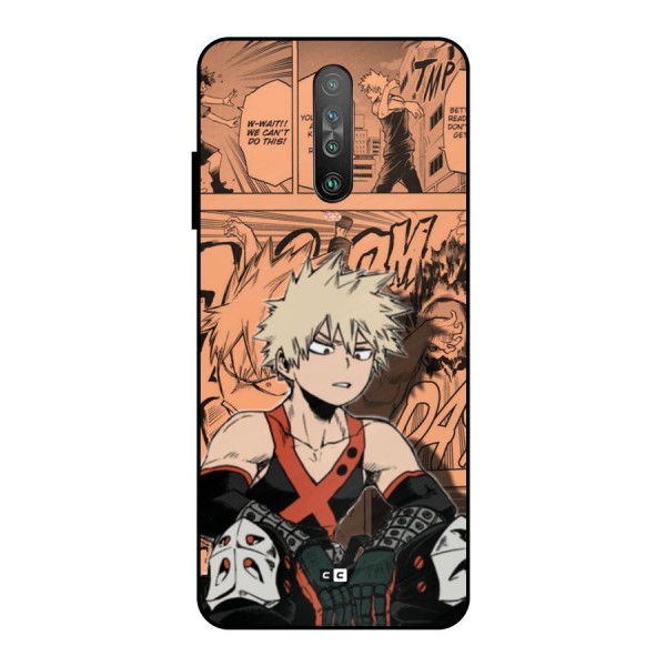 Bakugo Anime Manga Metal Back Case for Poco X2
