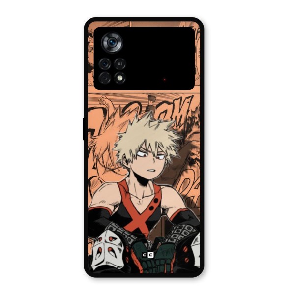 Bakugo Anime Manga Metal Back Case for Poco X4 Pro 5G