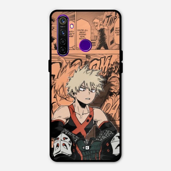 Bakugo Anime Manga Metal Back Case for Realme 5 Pro