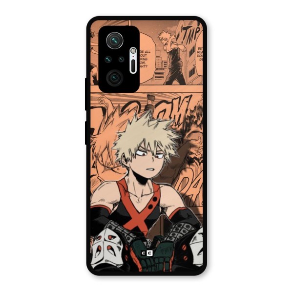 Bakugo Anime Manga Metal Back Case for Redmi Note 10 Pro