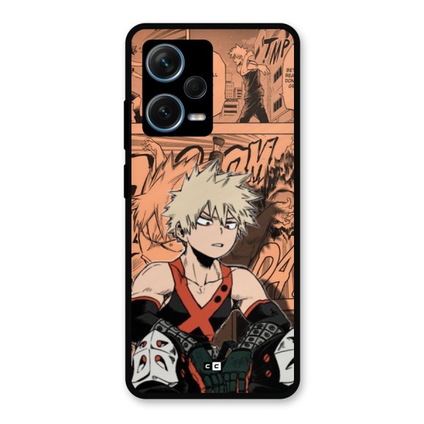 Bakugo Anime Manga Metal Back Case for Redmi Note 12 Pro Plus 5G