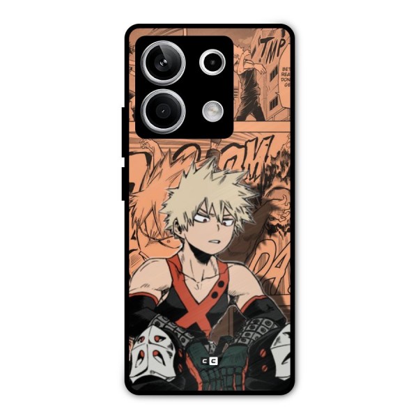Bakugo Anime Manga Metal Back Case for Redmi Note 13 5G