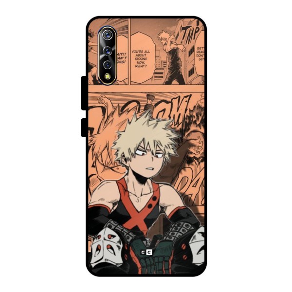 Bakugo Anime Manga Metal Back Case for Vivo S1