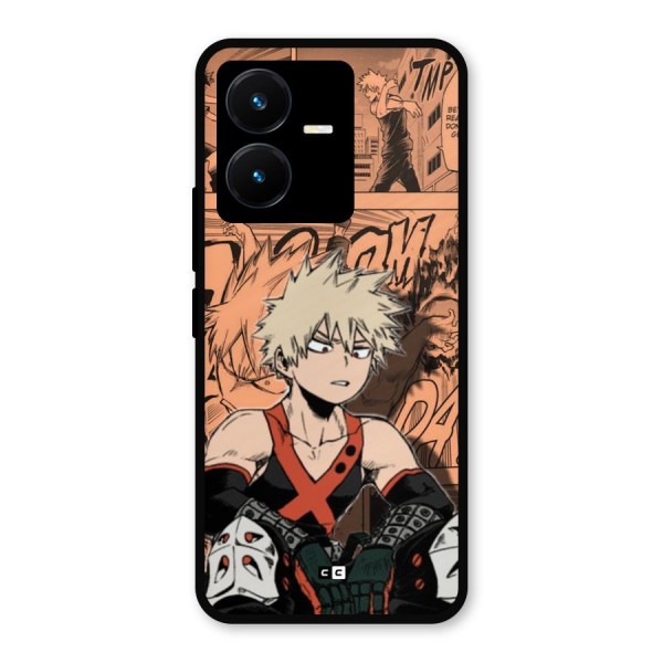 Bakugo Anime Manga Metal Back Case for Vivo Y22