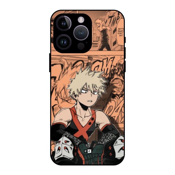 Bakugo Anime Manga Metal Back Case for iPhone 14 Pro Max