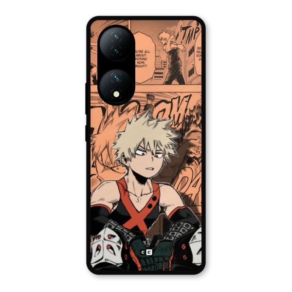 Bakugo Anime Manga Metal Back Case for iQOO Z7s