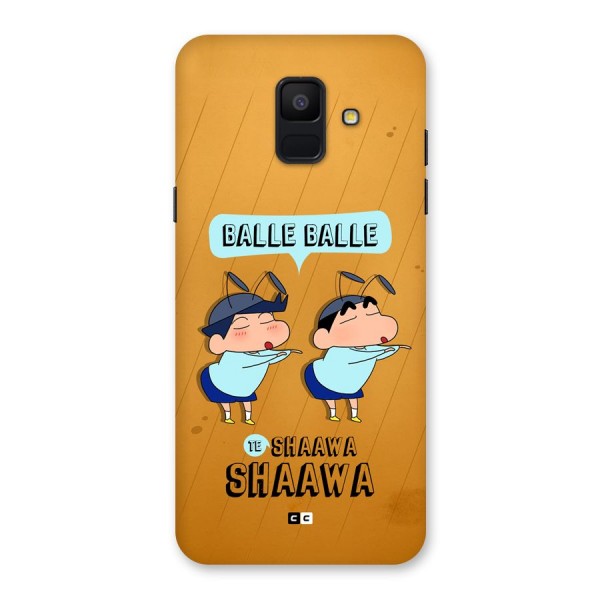 Balle Balle Shinchan Back Case for Galaxy A6 (2018)