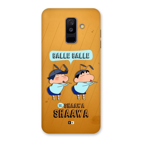 Balle Balle Shinchan Back Case for Galaxy A6 Plus