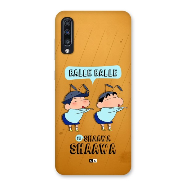 Balle Balle Shinchan Back Case for Galaxy A70