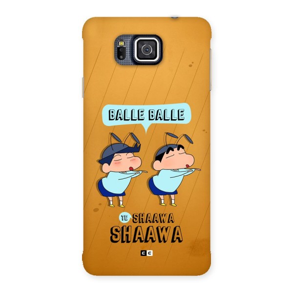 Balle Balle Shinchan Back Case for Galaxy Alpha