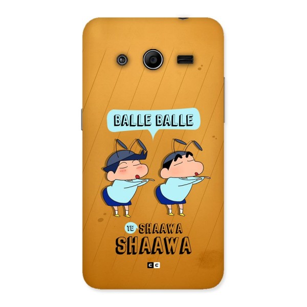Balle Balle Shinchan Back Case for Galaxy Core 2
