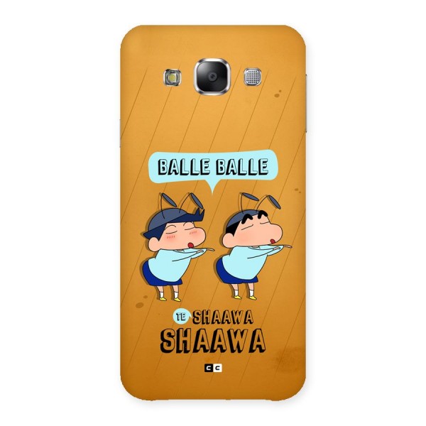 Balle Balle Shinchan Back Case for Galaxy E5