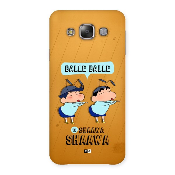 Balle Balle Shinchan Back Case for Galaxy E7