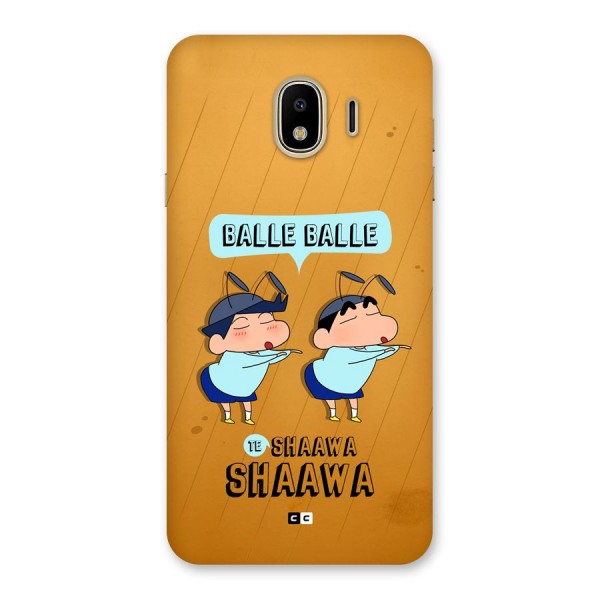 Balle Balle Shinchan Back Case for Galaxy J4