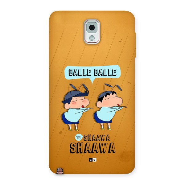 Balle Balle Shinchan Back Case for Galaxy Note 3